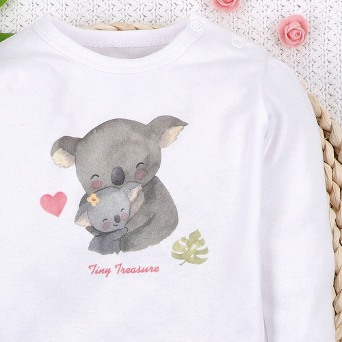 ABN-5635 Body niemowlęce Słodka Koala Nini 100% bawełna organiczna Polska