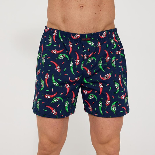 Bokserki męskie Cornette Classic 001/192 011/192– bawełniane luźne bokserki z rozporkiem