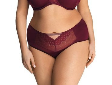 K 593 Manila Figi damskie Gorsenia bordowy