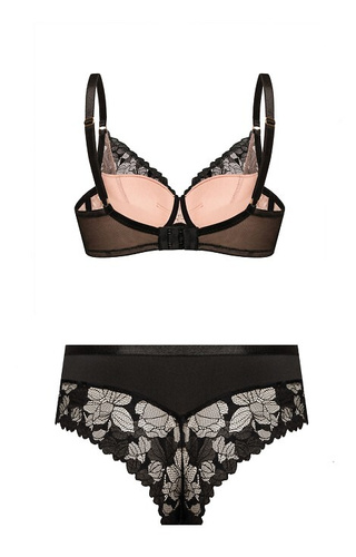 Hanna Figi brazyliany Mefemi – wysokie, koronkowe, z beżową siateczką