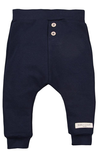 Spodnie z guzikami "Simply Comfy" Ewa Klucze- szary melanż