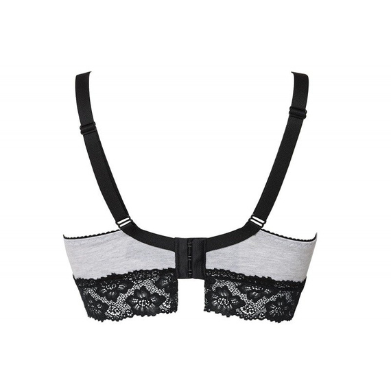 Mama Daily Grey miękki biustonosz do karmienia Momtobe szary