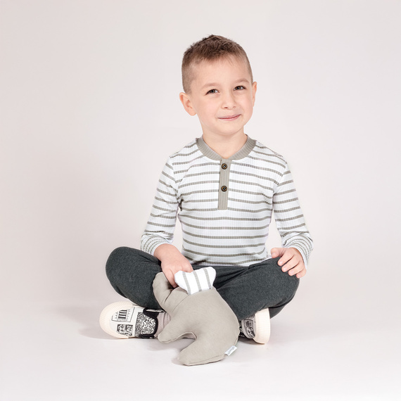 214140 Muki Bluzka bawełniana z długim rękawem Nicol