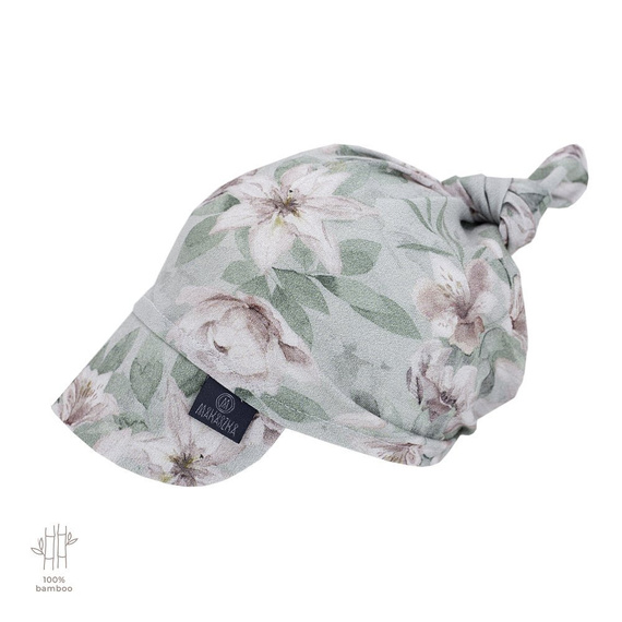Chustka z daszkiem na gumce 100% Bamboo Fairies - Makaszka