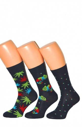 A54 Skarpety Premium A'3 Cornette - granatowy