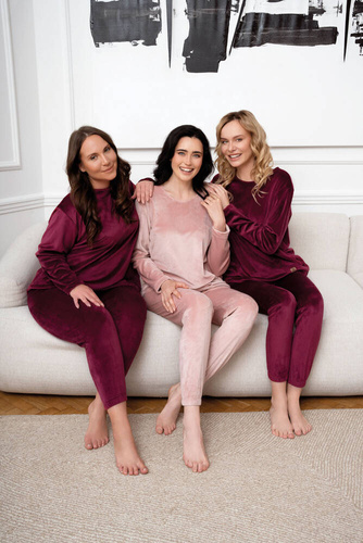 Akara Komplet damski Italian Fashion - róż pudrowy 