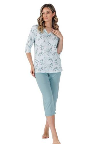 1484 Zanna Piżama damska Leveza miętowy