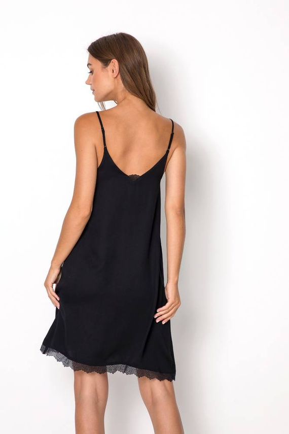 Rosie Nightdress Koszula Nocna Aruelle - czarny