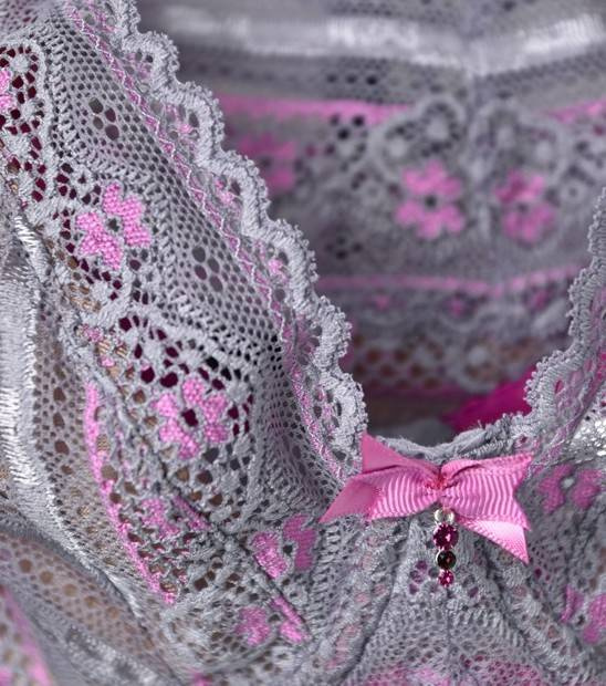 01100 Lili Bralette Biustonosz braletka Mediolano stalowy