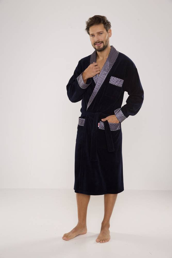 773 Bonjour szlafrok męski forex - granat