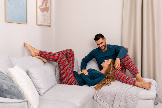 PDM5500-006 Piżama męska długi rękaw, długie spodnie Moraj - zielony