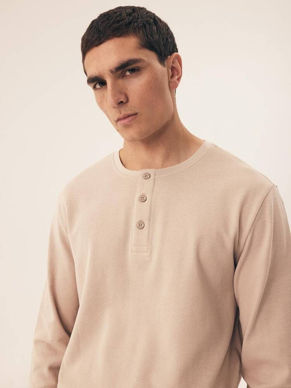 42638 Desert Piżama Męska Henderson - beżowy