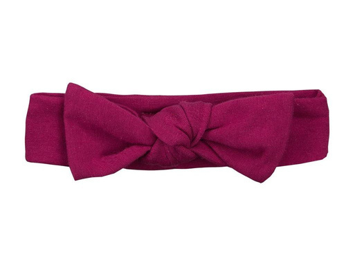 Opaska z kokardką SIMPLY COMFY - bordo