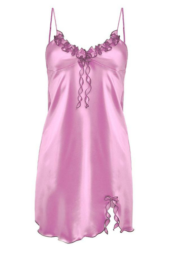 Gabi Halka satynowa koszulka damska DKaren - wrzos