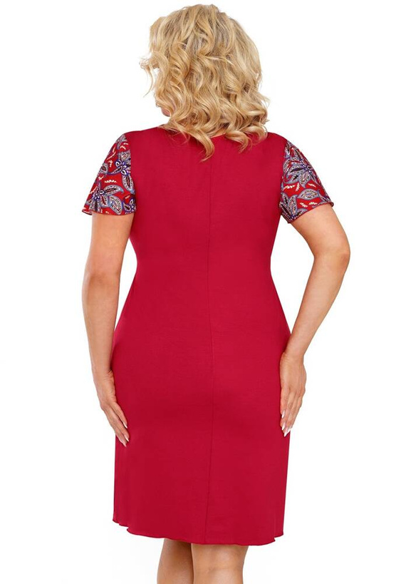 Rita Plus Koszula Donna - burgund