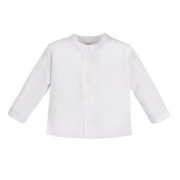 White Kaftanik bawełniany Ewa Klucze- biały