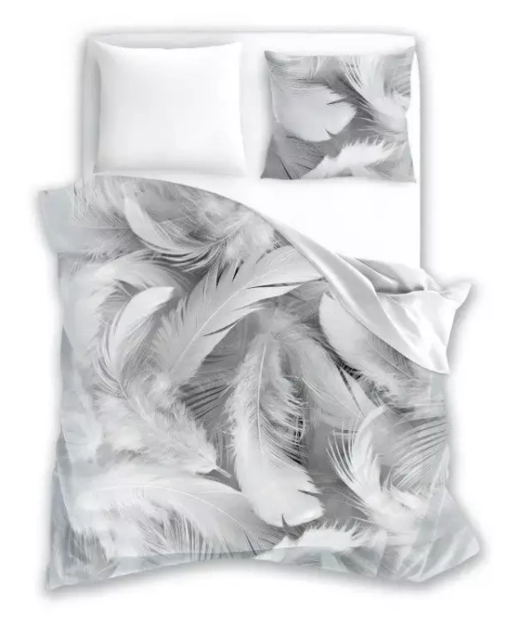 Natura 001 Pościel bawełniana Lekka jak piórko Faro szary