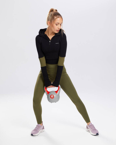 Adapt bluza sportowa damska Spaio black/khaki