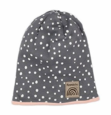 172055 Czapeczka niemowlęca "Rainbow" Nicol - grafit