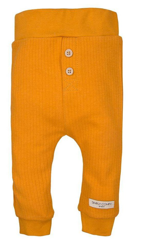 Legginsy bawełniane z guzikami "SIMPLY COMFY" Ewa Klucze - szary melanż 