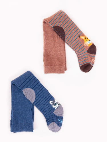 Rajstopy do raczkowania art.RA 25 mix kolor-chłopczyk