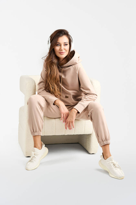 Viva Spodnie dresowe damskie Fashion - beżowy