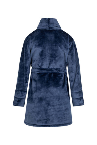 Calido Szlafrok dziecięcy polarowy ByShelly - granatowy