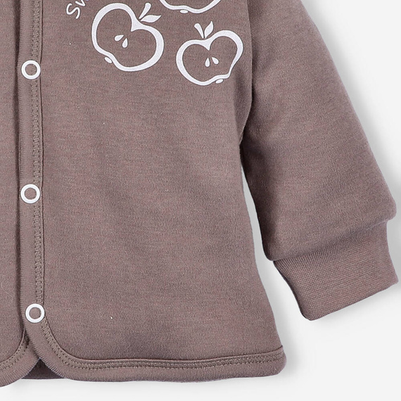 ABN-5308/CZE Happy Apples Kurtka z bawełny organicznej Nini malinowy