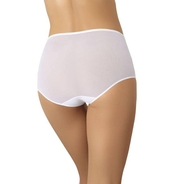 306 Retro Figi z wysokim stanem Teyli - biały