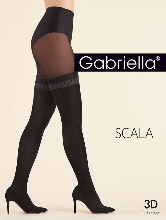 272 Scala 3D  Rajstopy Gabriella - nero