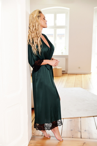 Sumatra Szlafrok Damski Kalimo - zielony