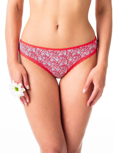 LPR 548 A'2 Figi damskie 2-pak Key zielony czerwony