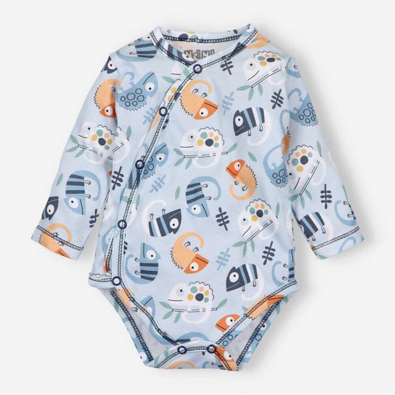 ABN-3162/KAM Kameleon Body kopertowe z bawełny organicznej Nini niebieski 