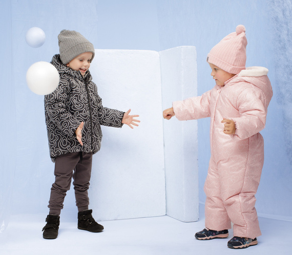 Winter Kombinezon zimowy bez stópek Pinokio - róż 