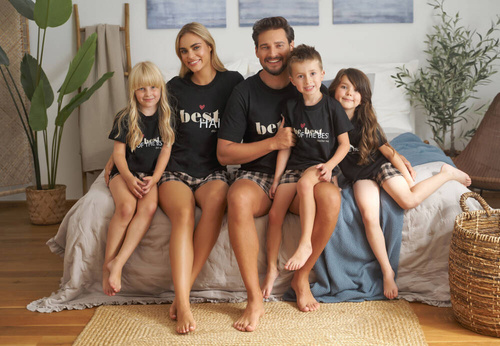 5343 "The best" Piżama dziecięca Unisex Doctor Nap - black