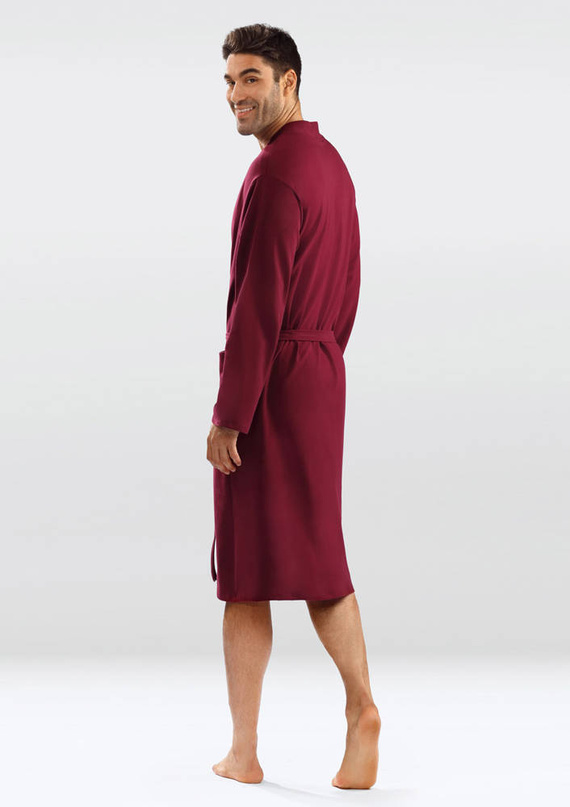 Harry Szlafrok męski Dkaren - bordo