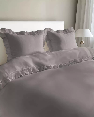 Pure 23 Pościel bawełniana jednobarwna Detexpol szary ciemny