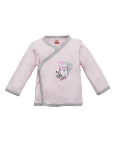 00205 Koszulka niemowlęca "LAMA" Makoma różowy