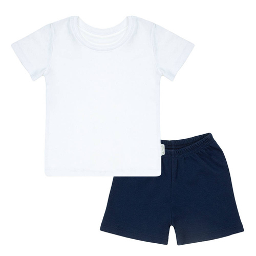 169499 Komplet bluzka kr. rękaw + spodenki Nicol