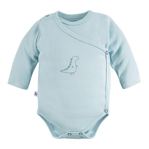 Animals Body rozpinane z długim rękawem Eevi - niebieskie