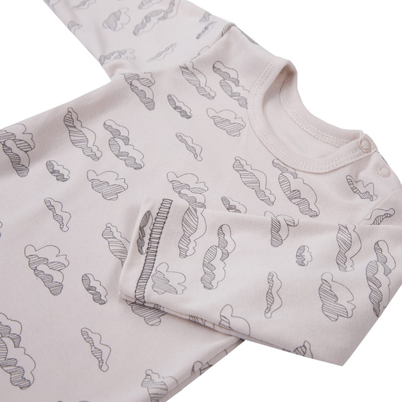 Balloons Body z długim rękawem Eevi - beż druk