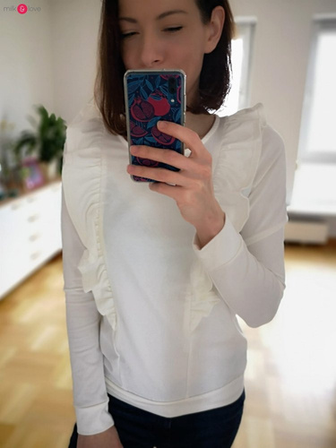 Milky Waves bluzka do karmienia Milk&Love kremowobiały