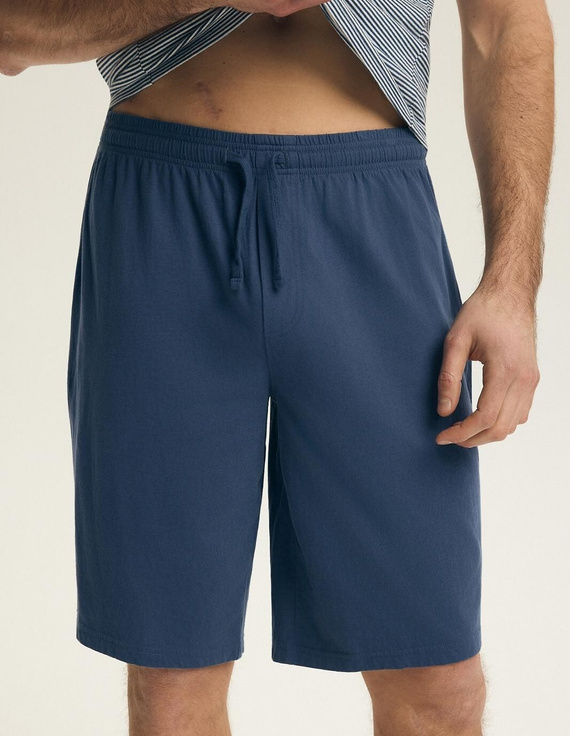 Henderson 44611 Poke piżama męska bawełna krótki rękaw komfort niebieska