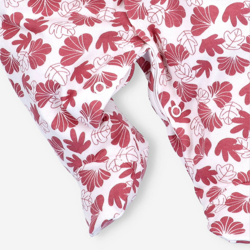 ABN-4145/LIS Wesoła Panda Pajacyk z bawełny organicznej Nini druk