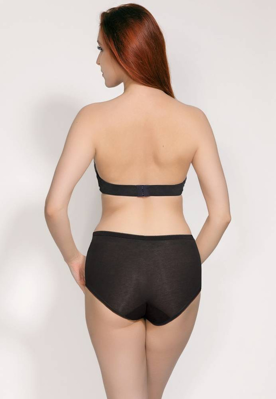 Lena Klasyczna Figi Damskie MITEX czarny