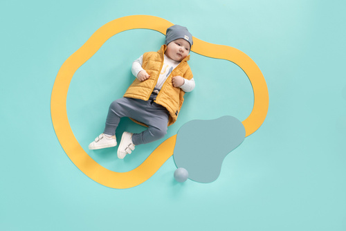 Fun Time Kamizelka pikowana Pinokio - żółty