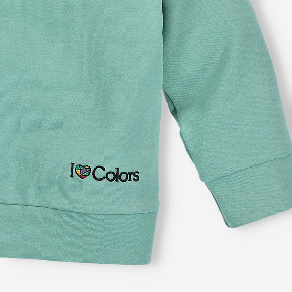 ILC-0017/JZI Bluza dresowa I love Colors - zielony
