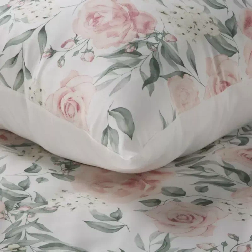 Spring 16 Róże pościel satynowa Eurofirany różowy