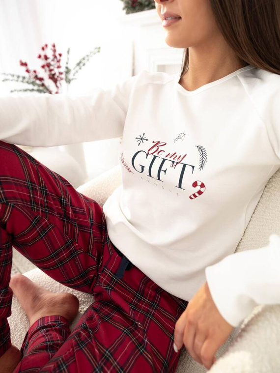 Maribel Piżama damska Interlock  Sensis - śmietankowy