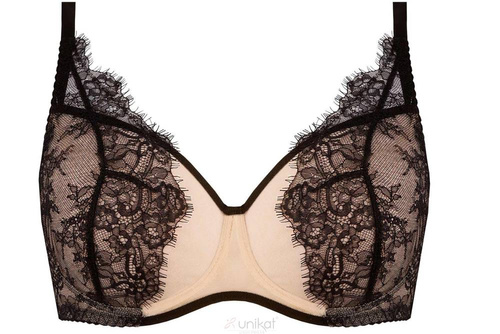 Tosca soft biustonosz miękki Unikat czarno-beżowy